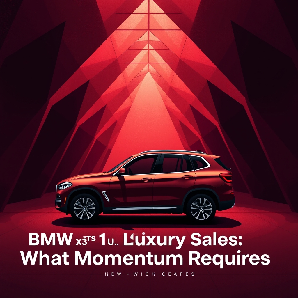 BMW X3 Tops U.S. Luxury Sales: What Momentum Requires