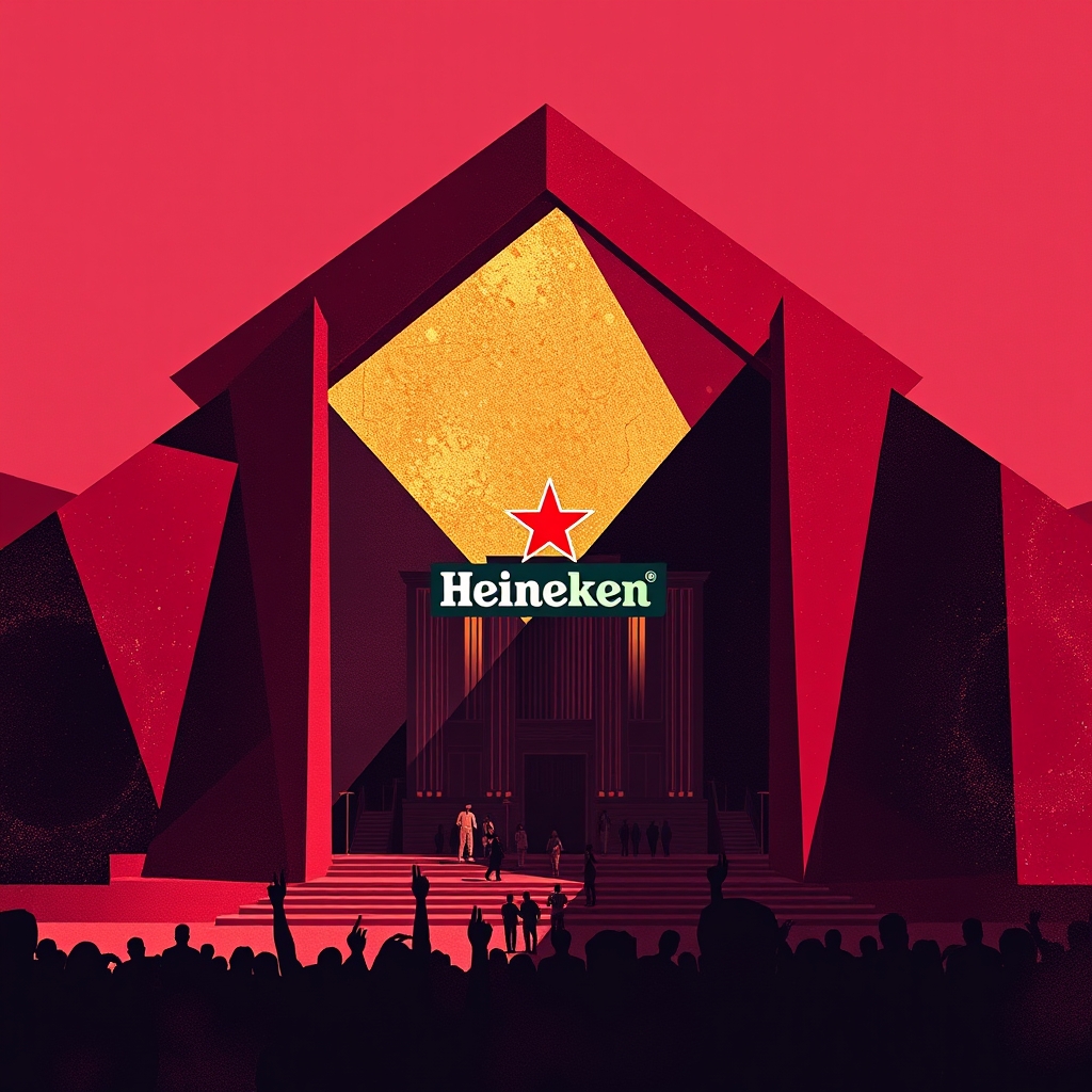 Heineken Manufactures Festival Identity at Coachella 2026