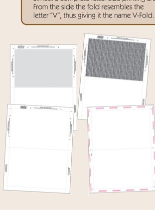 11" V-Fold Multi-Purpose pressure seal forms